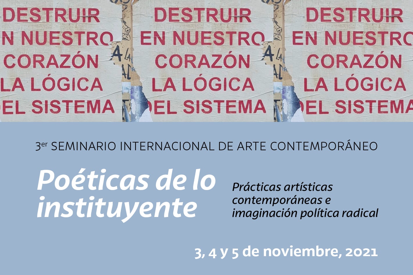 Tercer Seminario Internacional Arte Contemporáneo