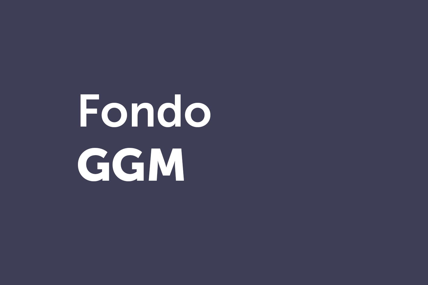 Fondo GGM