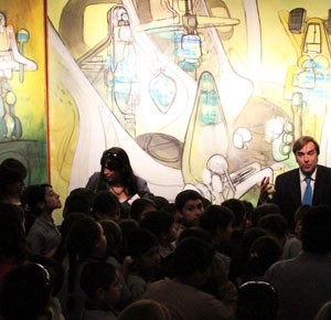 ministro guia exposicion matta