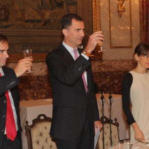Ministro Cruz-Coke participa en almuerzo de los Príncipes de Asturias en honor a Nicanor Parra
