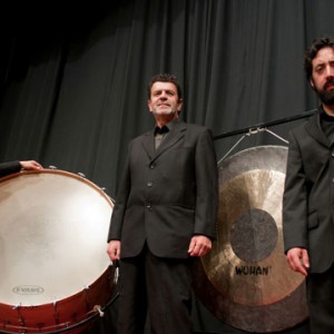 El grupo Kayros es integrado por los percusionistas Pablo Soza, Gipson Reyes y Jorge Vera.