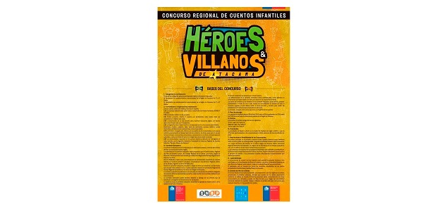 Últimos días para participar en concurso infantil de cuentos «Héroes y  Villanos» | Ministerio de las Culturas, las Artes y el Patrimonio