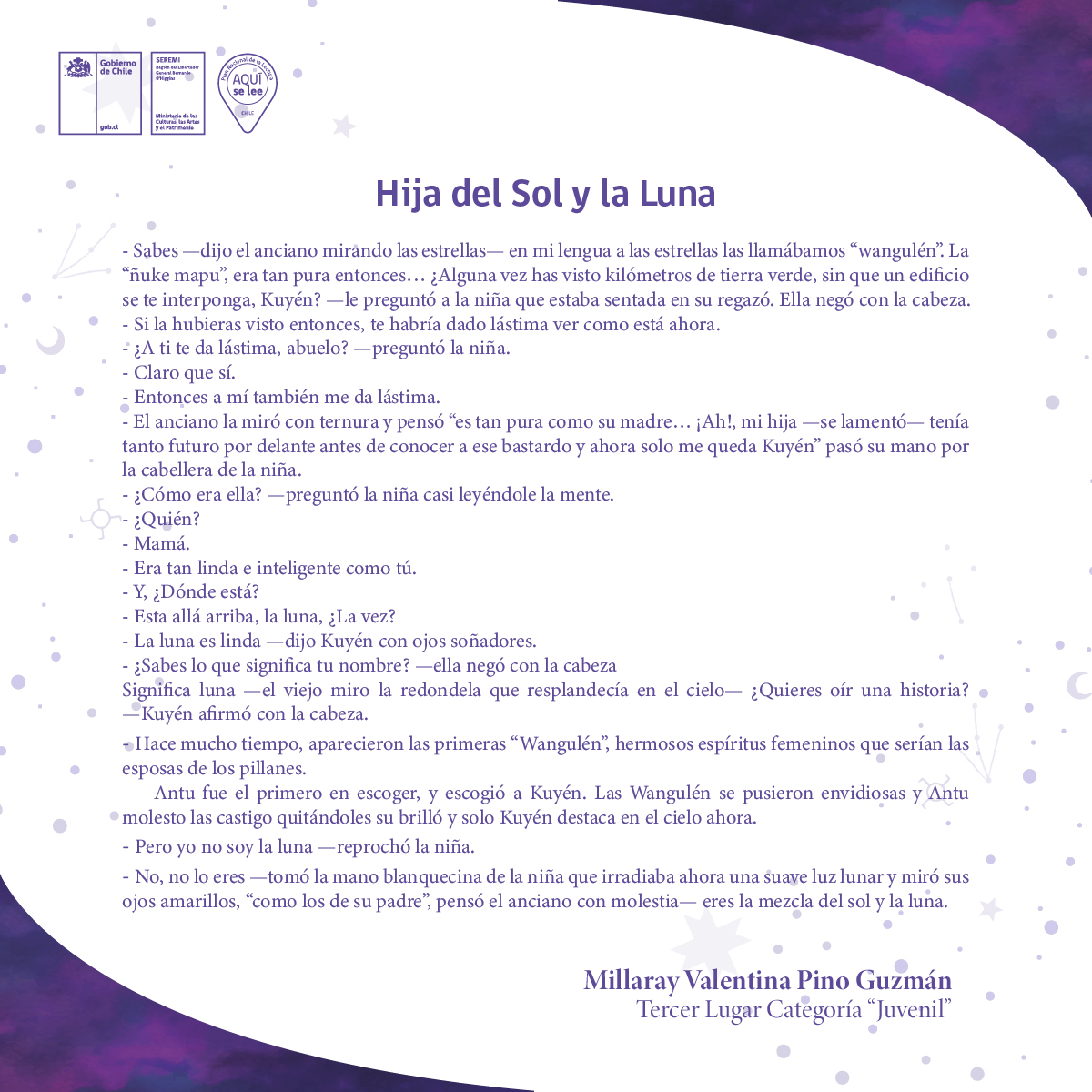 Tercer lugar Categoría Juvenil