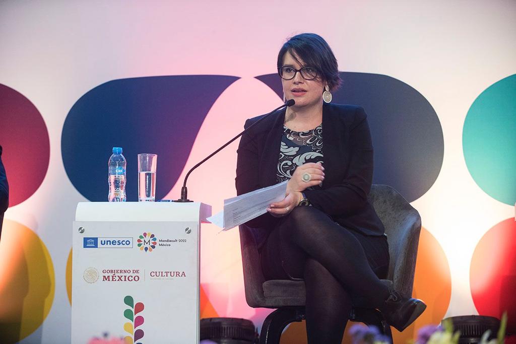 Ministra Julieta Brodsky en Conferencia Mundial de la Unesco Mondiacult 2022