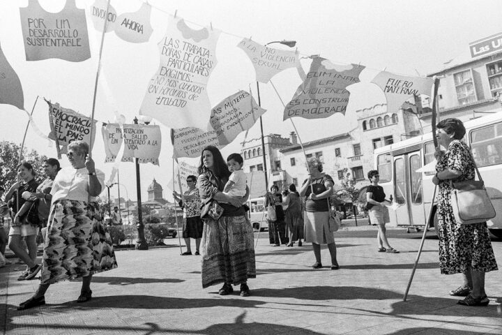 Fotografía: Mariela Rivera. Movimiento pro-emancipación de la mujer chilena (1997)