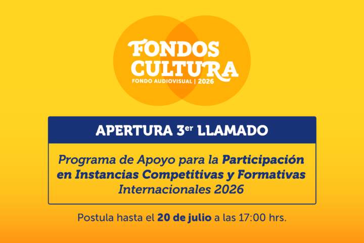 Apoyo para la participación en instancias competitivas e instancias formativas internacionales – Fondo Audiovisual 2026