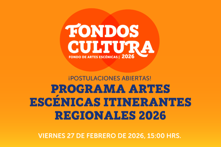 Convocatoria Artes Escénicas Itinerantes Regionales 2026