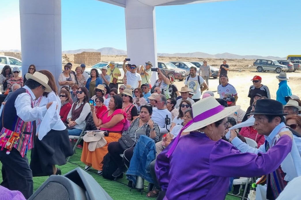 Acto de memoria por el centenario de salitrera Maroussia.