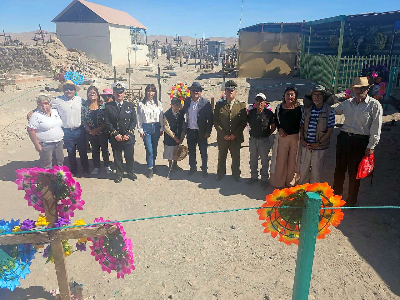Homenaje al centenario de Salitrera Maroussia.