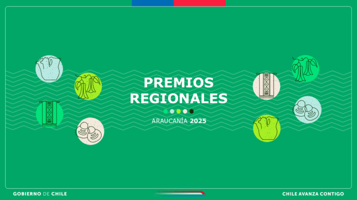 entrega de los Premios Regionales de Culturas, Artes y Patrimonio de La Araucanía 2025