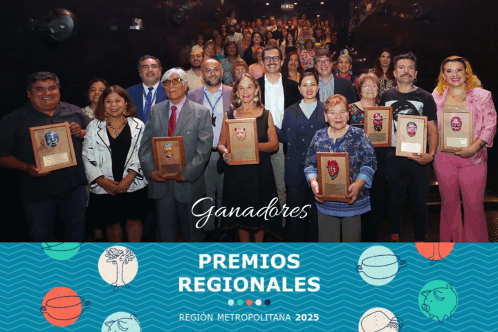 7 artistas de la Región Metropolitana fueron reconocidos en los Premios Regionales de Culturas, Artes y Patrimonio 2025