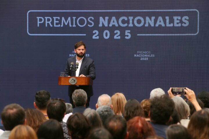 Presidente Gabriel Boric encabeza entrega de los Premios Nacionales 2025 en La Moneda