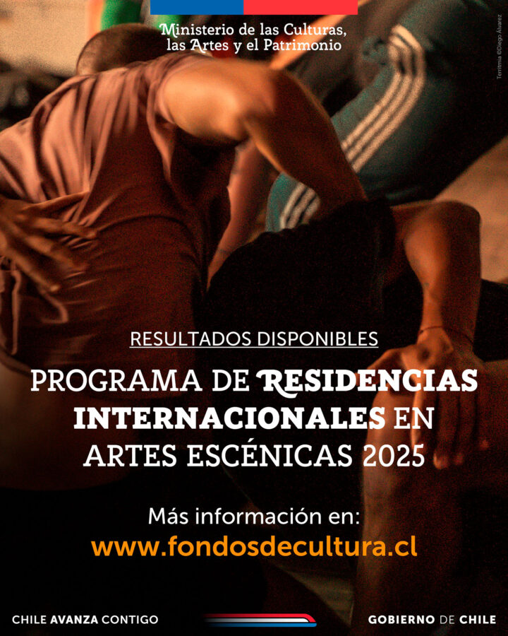 Resultados Programa de Residencias Internacionales en Artes Escénicas