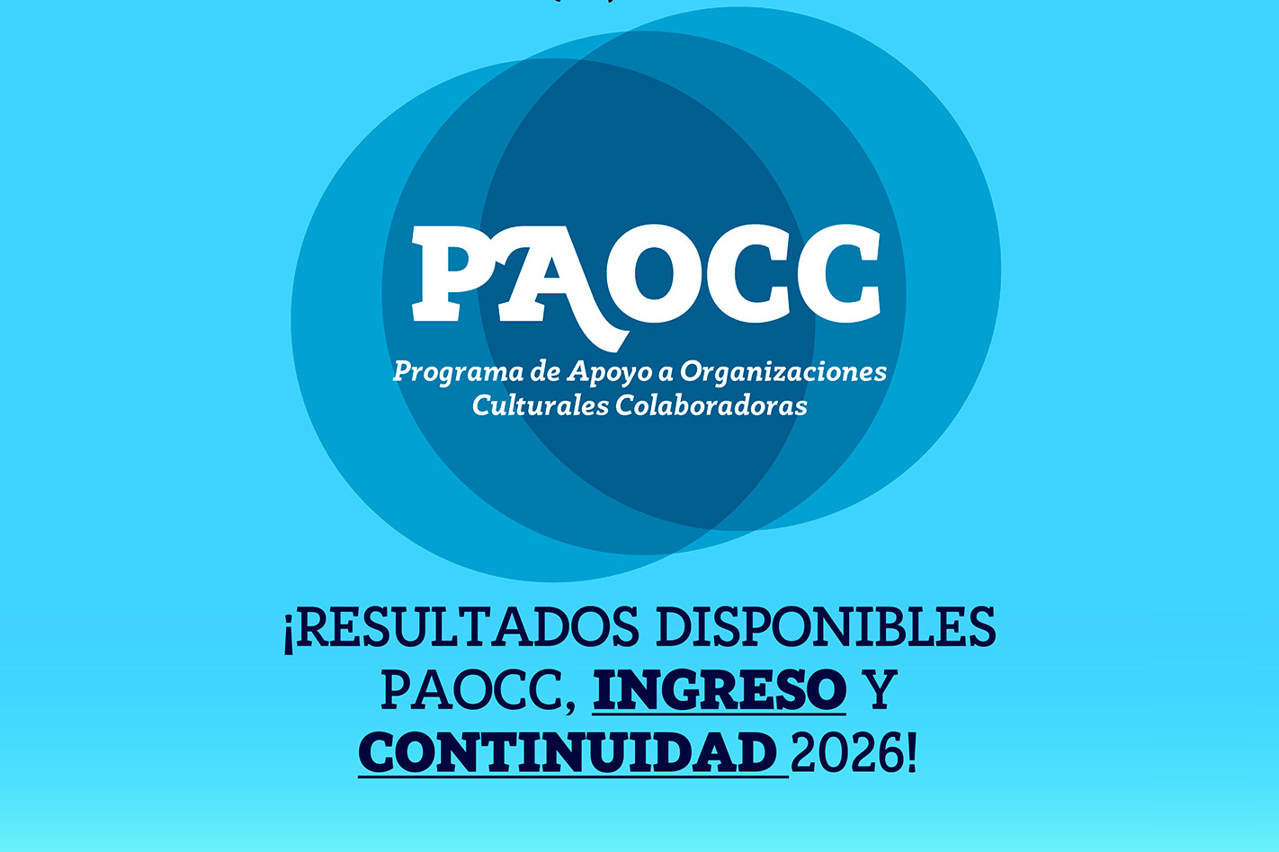 PAOCC entregará más de $5 mil millones para apoyar el funcionamiento de 78 organizaciones