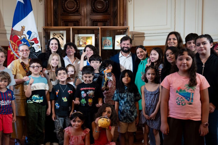 Presidente Gabriel Boric inauguró la sala de lectura infantil de la Biblioteca Nacional