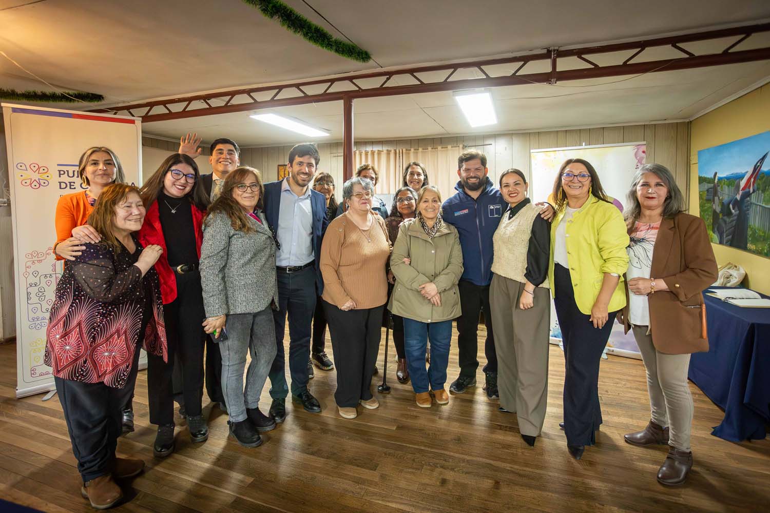 Presidente Boric y ministra Arredondo visitan Punto de Cultura Comunitaria en la Región de Magallanes