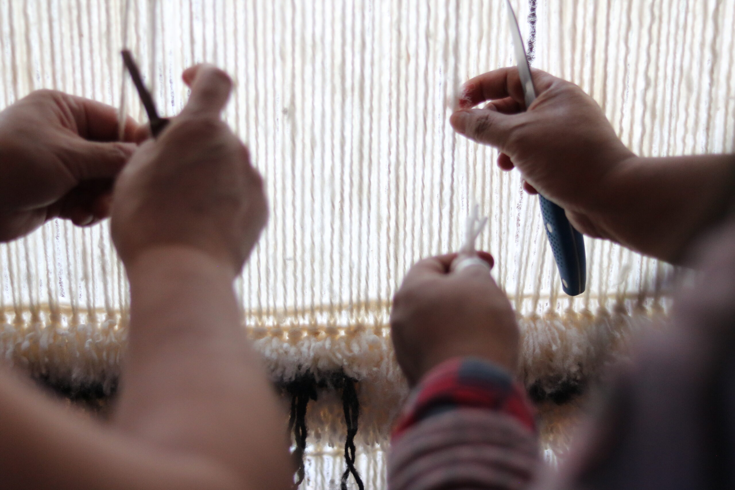 “Kachif: generaciones entrelazadas”, una exposición que releva la tradición textil mapuche de Cunco
