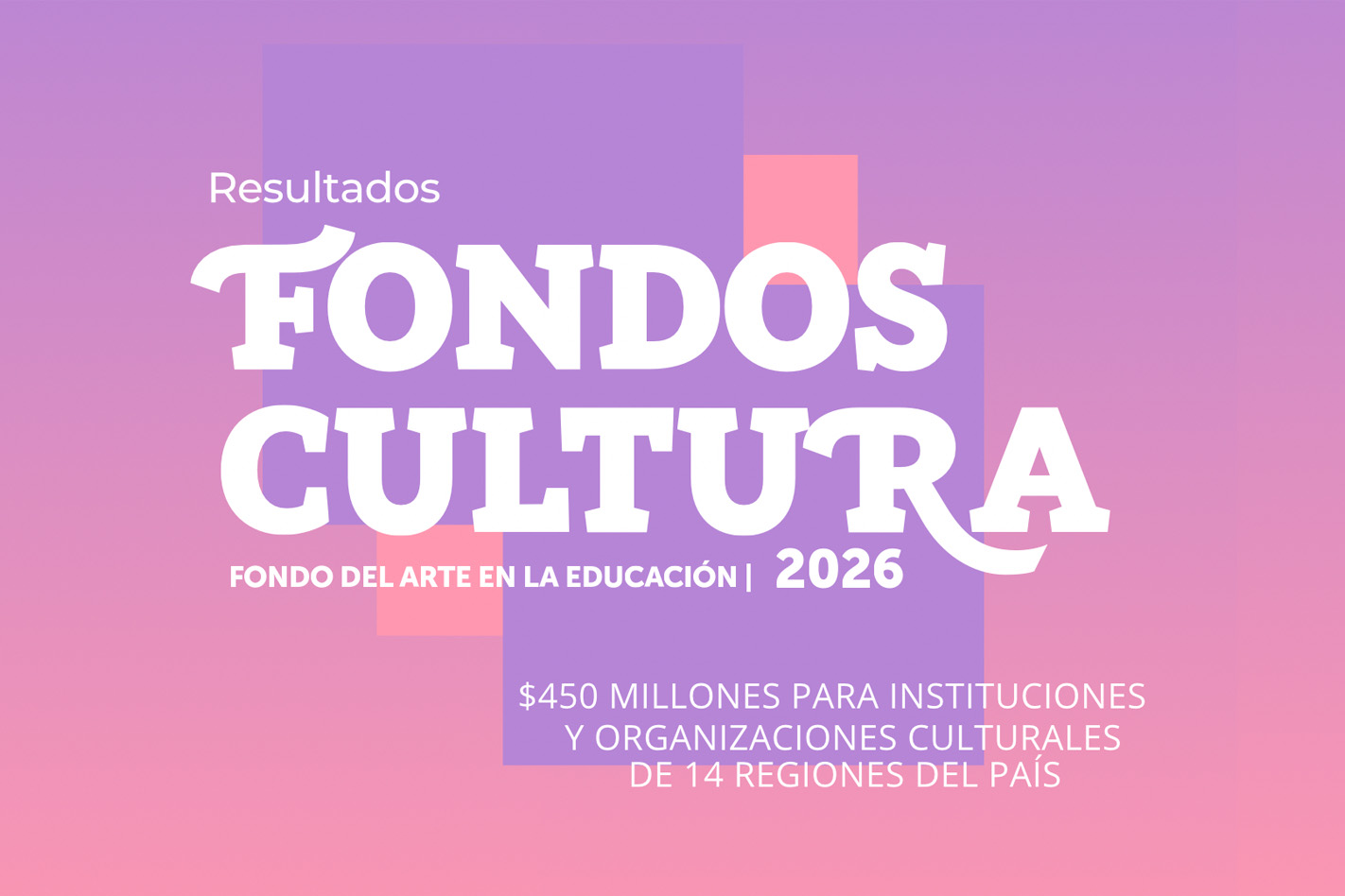 Ministerio de las Culturas anuncia los resultados del Fondo de Fomento al Arte en la Educación 2026