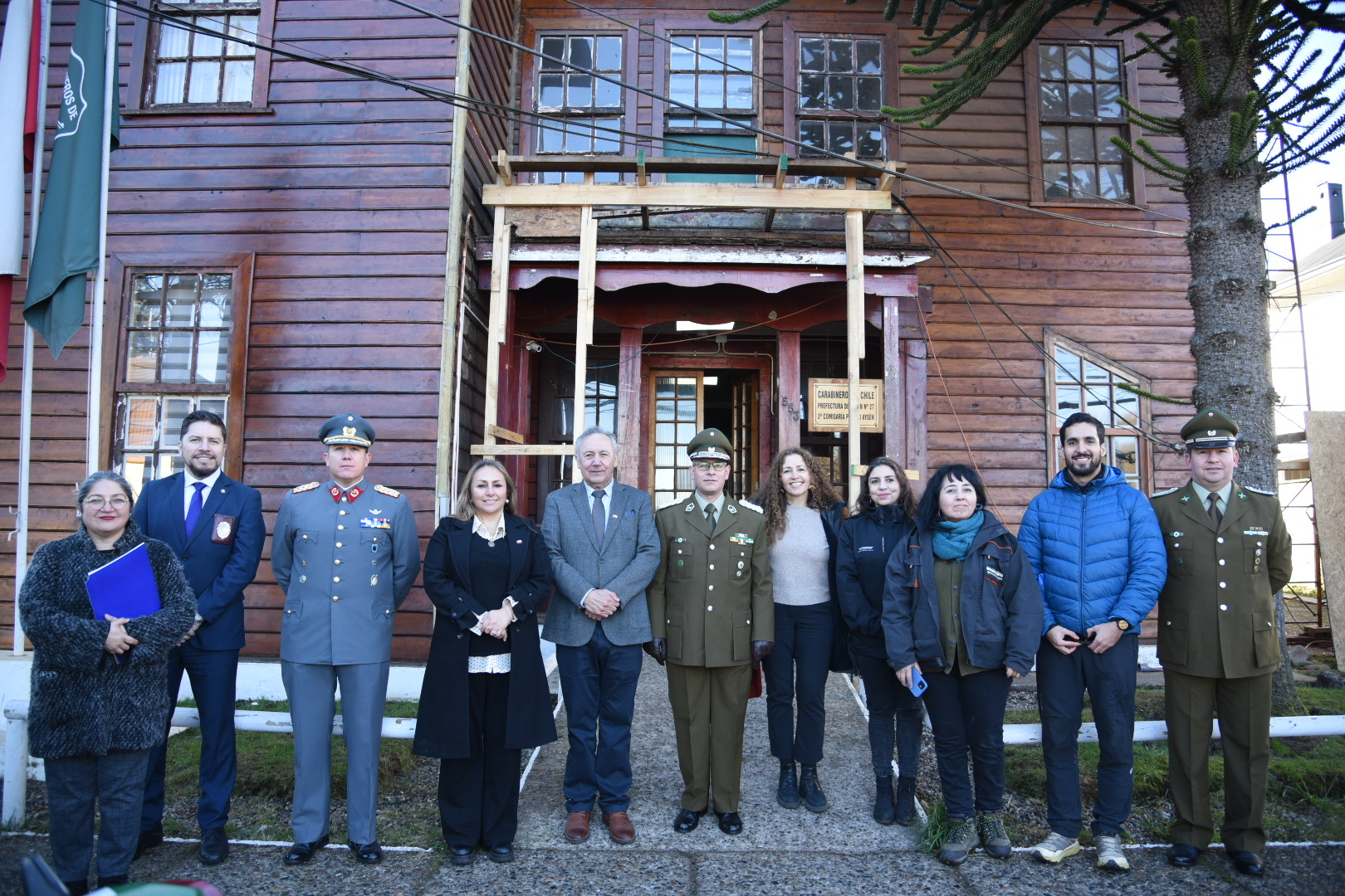 Seremi de Culturas Aysén inaugura obras de conservación en Oficina de Tierras y Colonización de Puerto Aysén