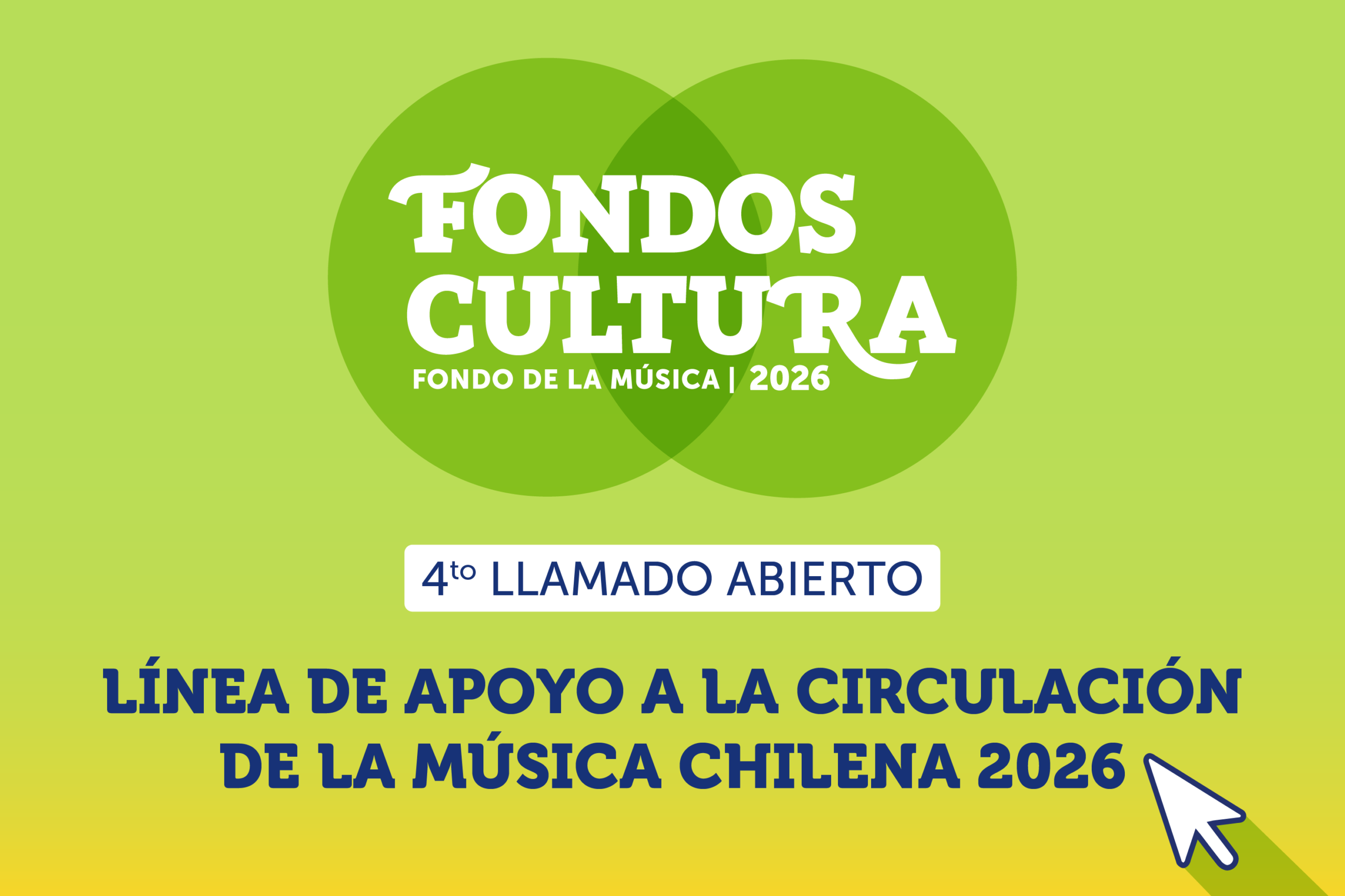 Convocatoria Circulación de la Música Chilena 2025-2026 / Cuarto llamado