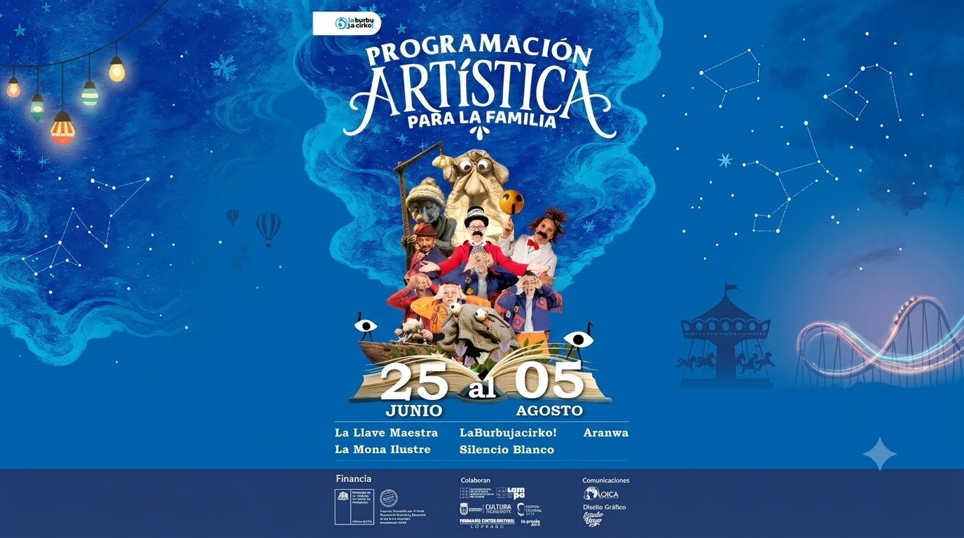 Vacaciones de invierno 2026: Doce funciones gratuitas en 4 comunas de la RM