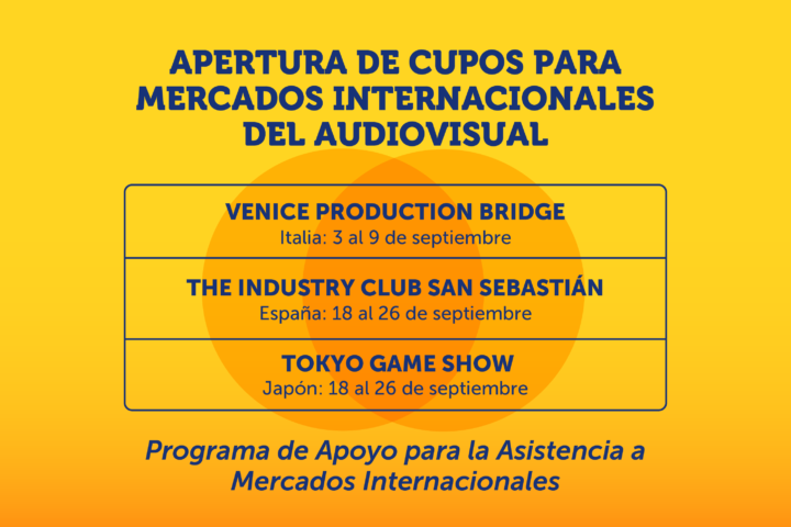 Abierta convocatoria para la participación en mercados internacionales del Fondo Audiovisual 2026