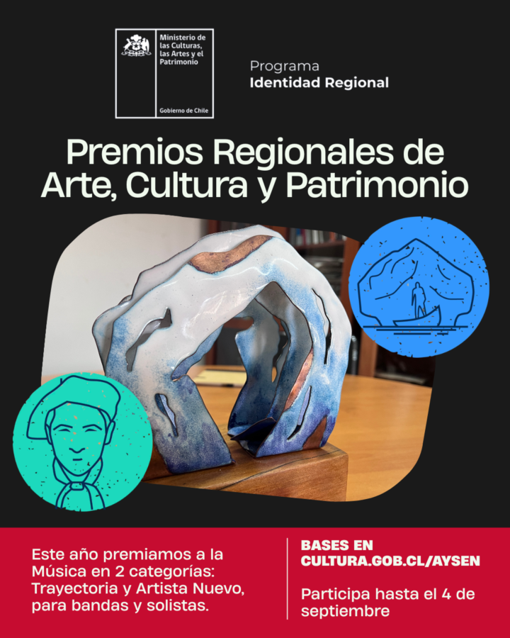Culturas Aysén lanza los Premios Regionales de Arte, Cultura y Patrimonio 2026