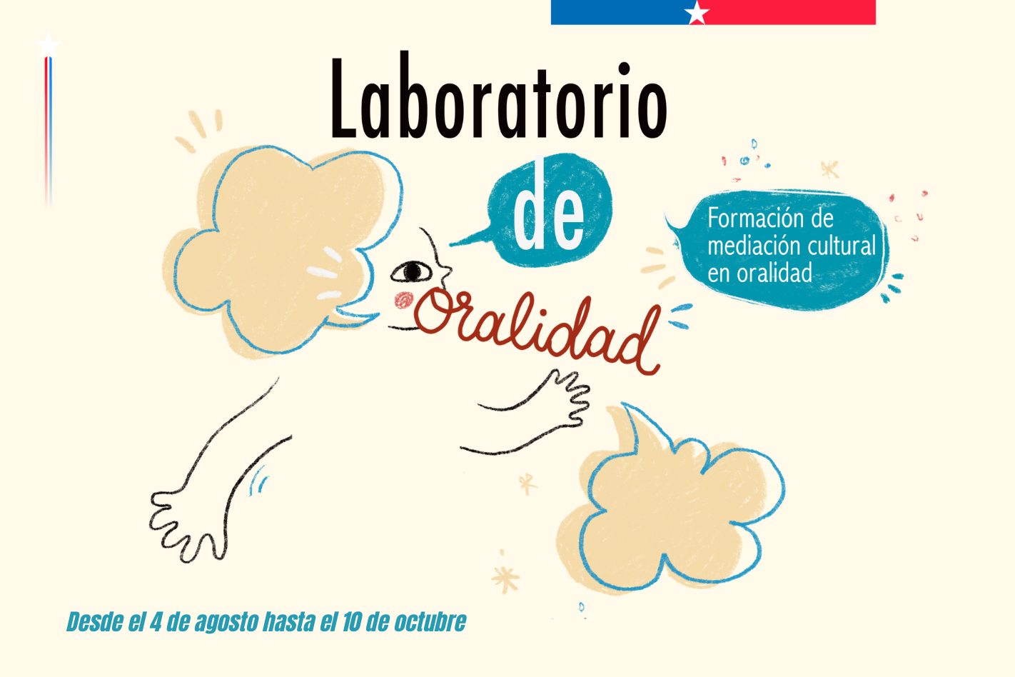 Formación gratuita en oralidad: Seremi de las Culturas abre convocatoria para nuevo laboratorio en la Región Metropolitana