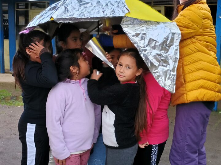Niñas y niños de Tirúa participaron en experiencia artística de escucha y memoria sonora