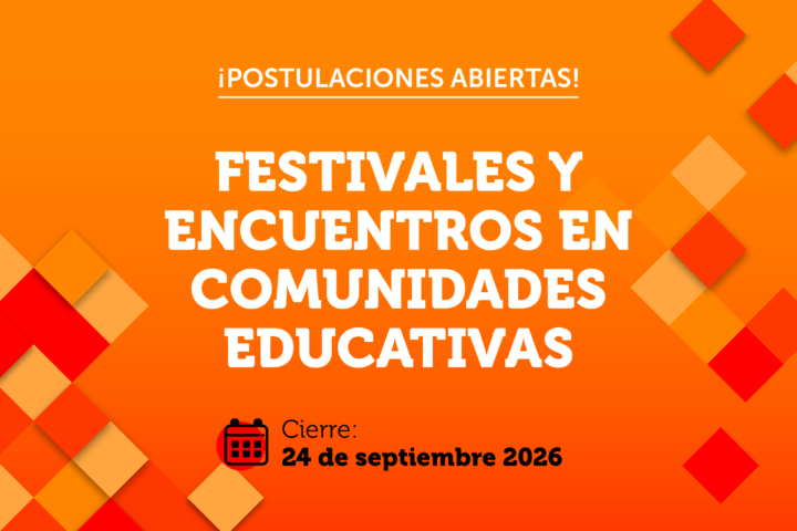 convocatoria para el desarrollo de festivales y encuentros de artes escénicas en espacios educativos