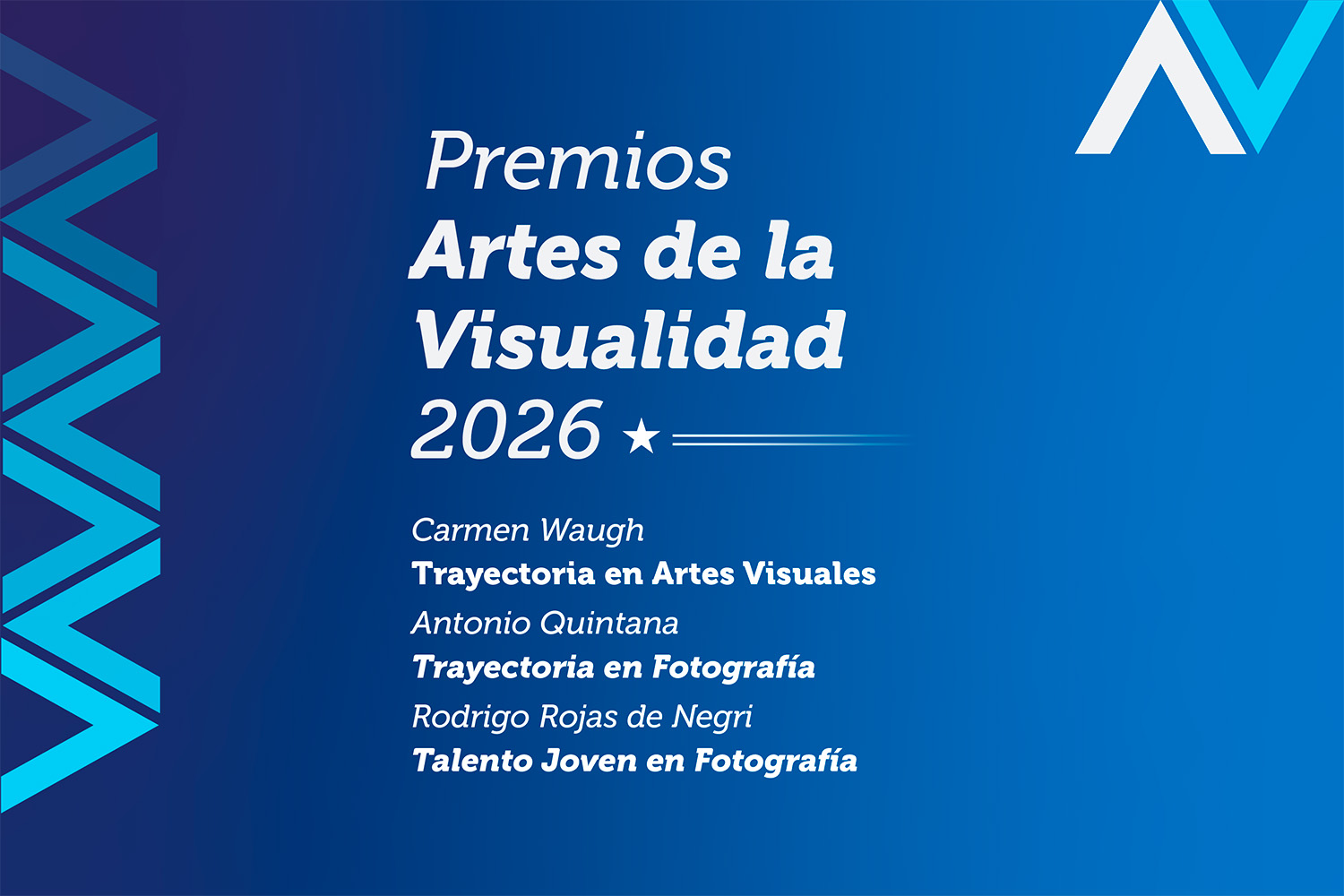 onvocatoria para postular a los Premios de Artes de la Visualidad 2026