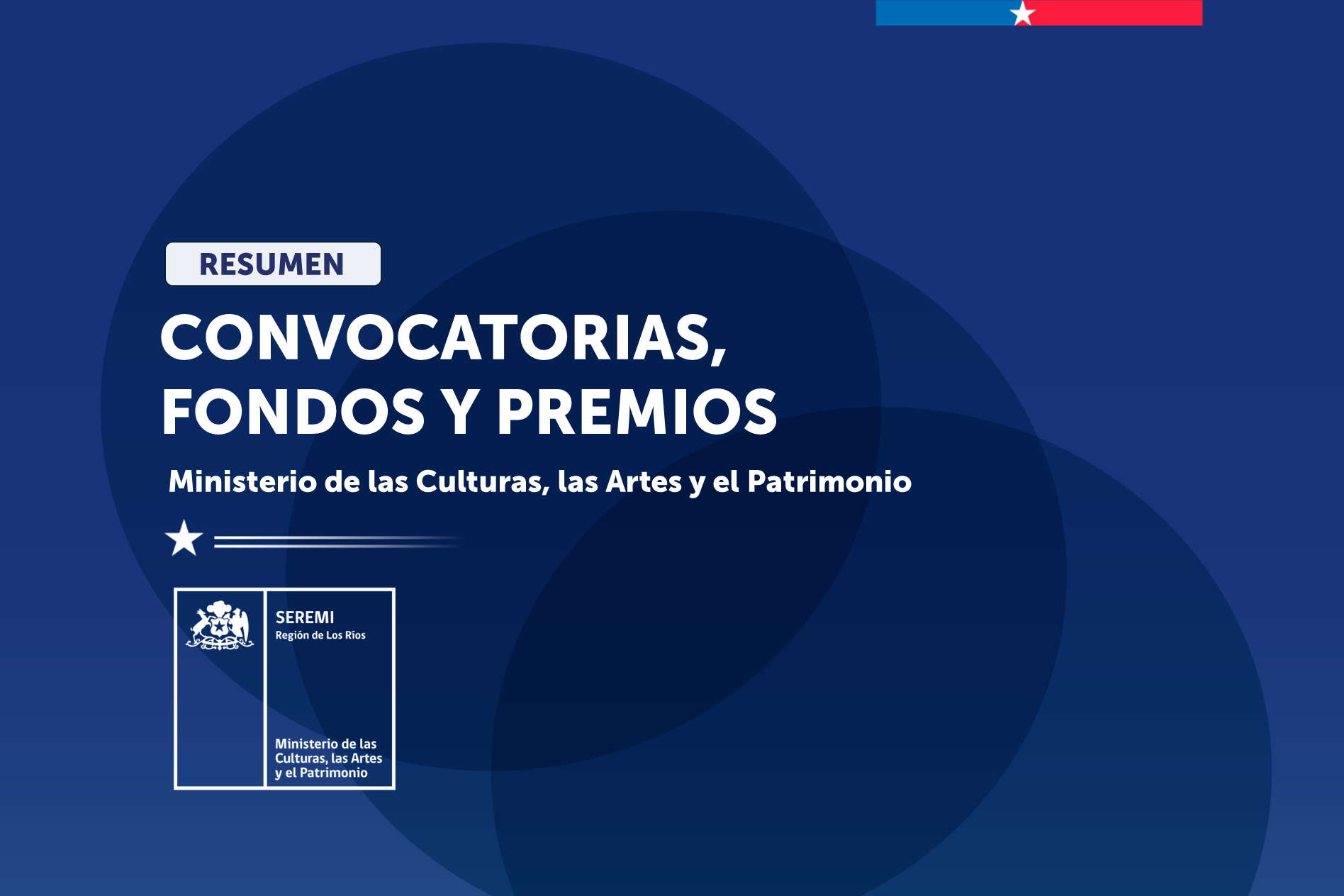 Resumen de convocatorias, fondos y premios - Seremi de las Culturas Los Ríos