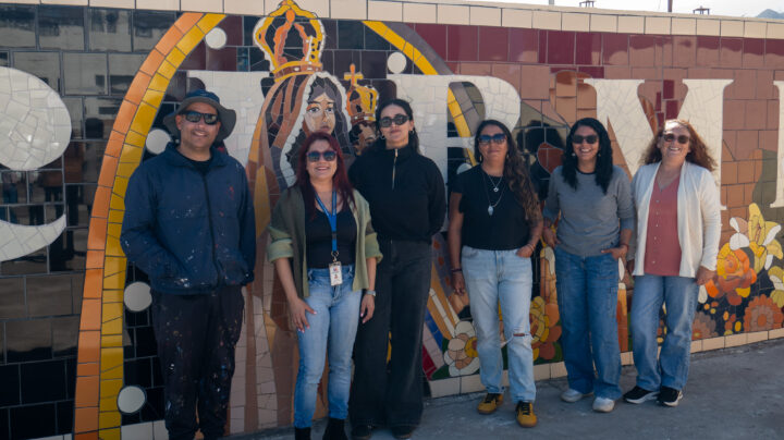 Recorrido por murales marcó primer hito del proyecto "Segunda Etapa: Murales de Fiesta y Tradición"