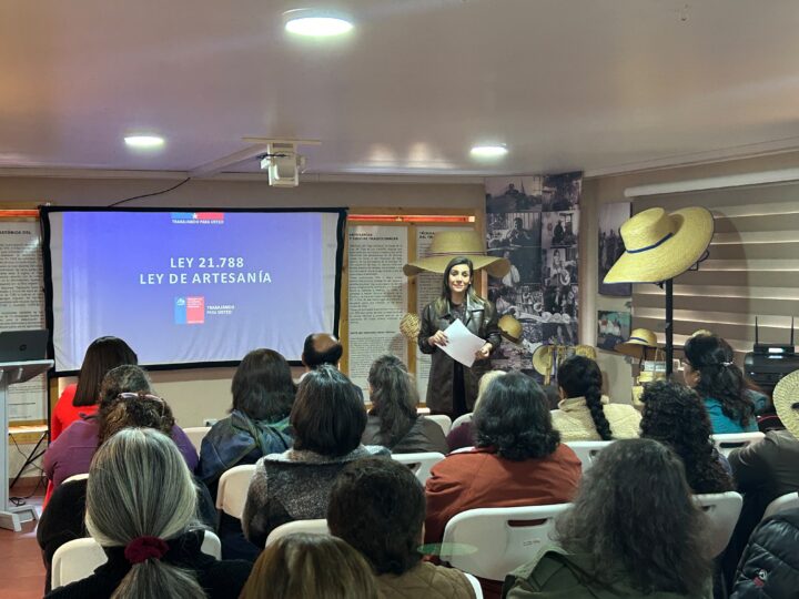 Seremi de las Culturas acerca nueva Ley de Artesanía a cultores de Ninhue mediante charla informativa