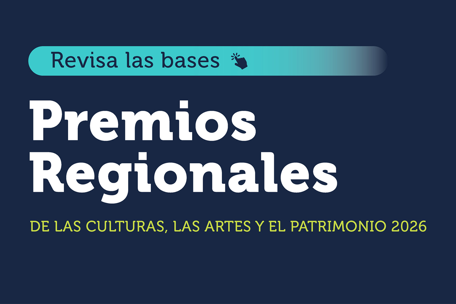 Convocatoria Premios Regionales de las Culturas, las Artes y el Patrimonio – Región de Valparaíso 2026