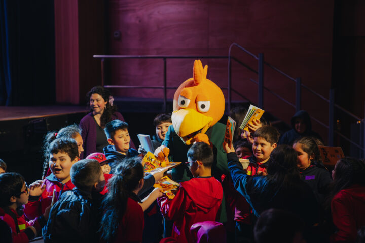 Más de 200 estudiantes de Punilla participaron en jornada de mediación artística en el Teatro Municipal de Chillán