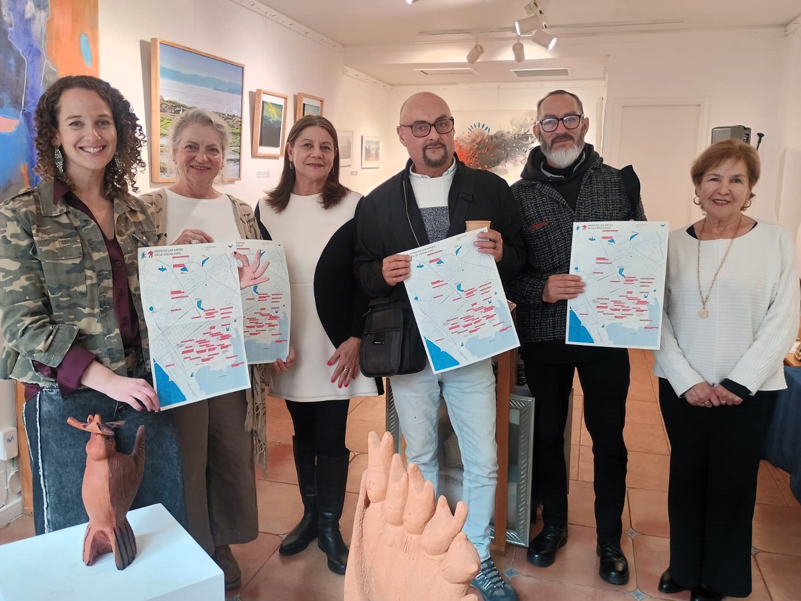 Mapa permitirá planificar recorridos por 37 espacios en la primera Noche de las Artes de la Visualidad
