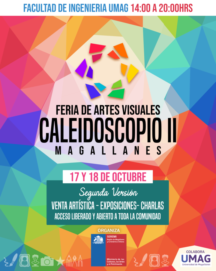 Feria de Artes Visuales Caleidoscopio reunirá a 42 creadores locales este fin de semana en Punta Arena