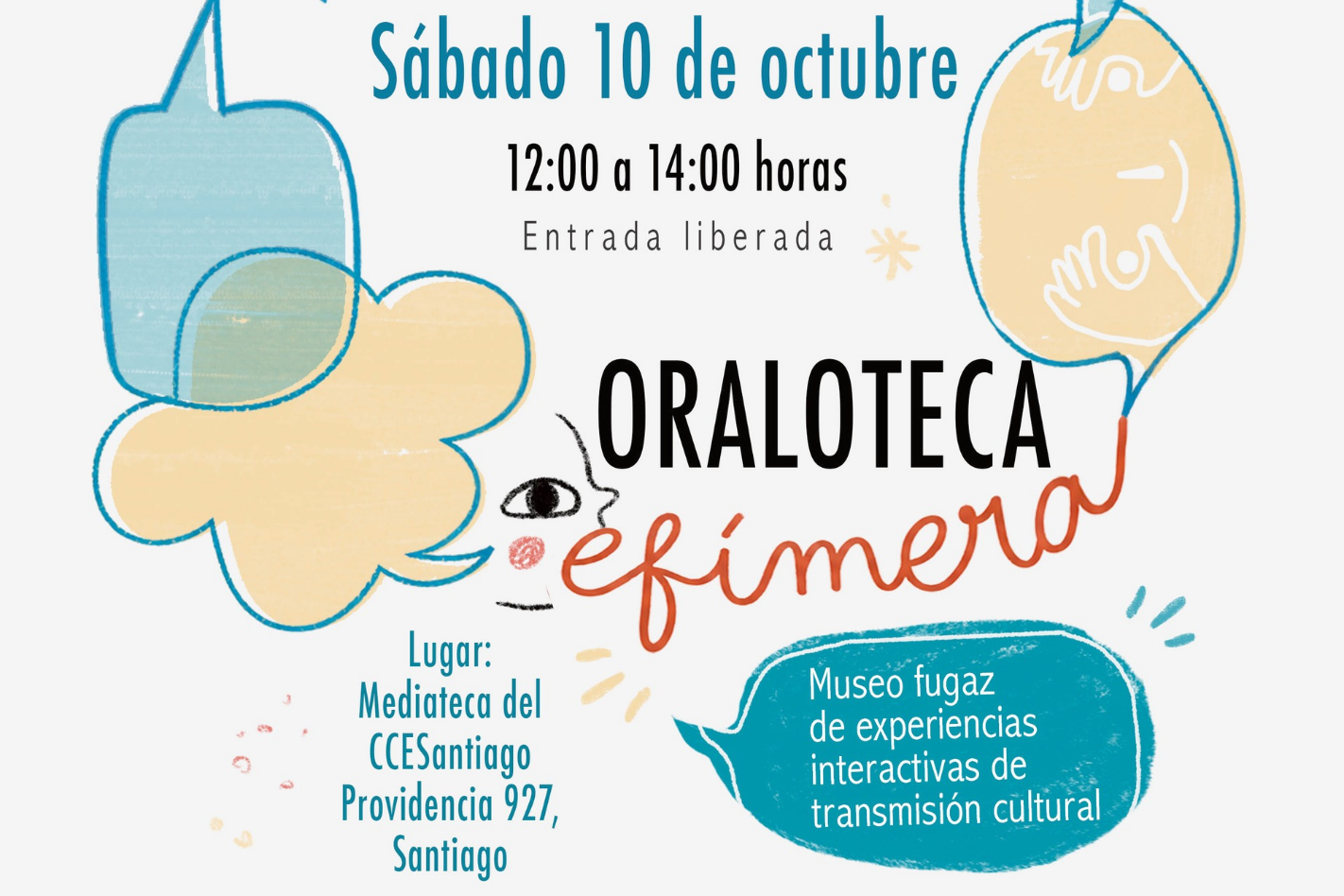 Laboratorio de Oralidad presenta la Oraloteca Efímera, un museo fugaz con 50 experiencias interactivas
