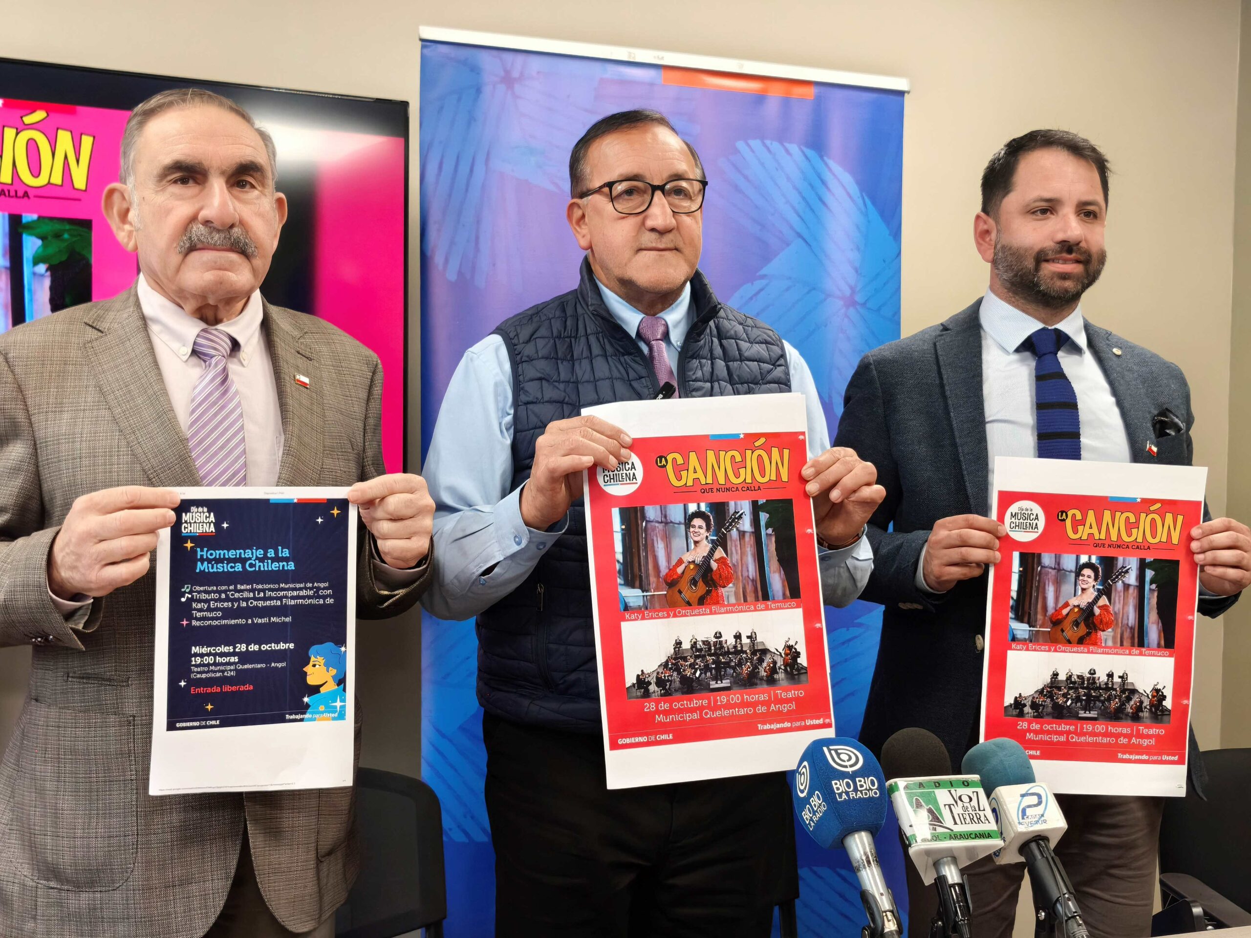 Autoridades invitan a la comunidad a participar del Homenaje a la Música Chilena en Angol